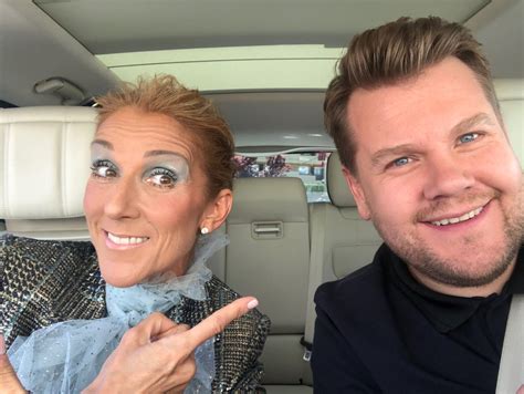 celine carpool karaoke|james corden celine dion.